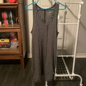 Drop waist striped dress